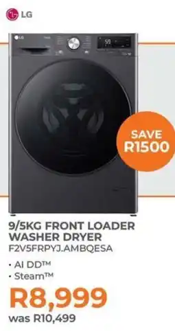 Kloppers LG front loader washer dryer offer