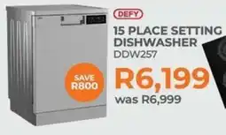 Kloppers Defy 15 place setting dishwasher offer