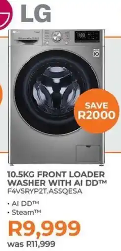Kloppers LG front loader washer with ai dd offer