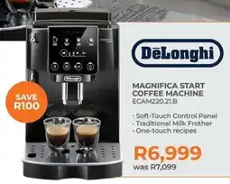 Kloppers DeLonghi magnifica start coffee machine offer