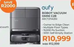 Kloppers Eufy robot vacuum omni c28 offer