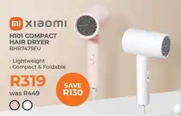 Kloppers Xiaomi h101 compact hair dryer offer