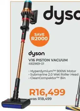 Kloppers Dyson v16 piston vacuum offer