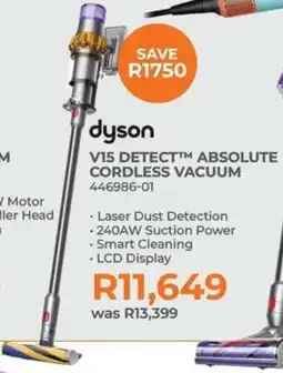 Kloppers Dyson v15 detect absolute cordless vacuum offer