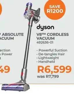 Kloppers Dyson v8 cordless vacuum offer