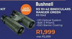 Kloppers Bushnell R3 10x42 binoculars ranger green offer