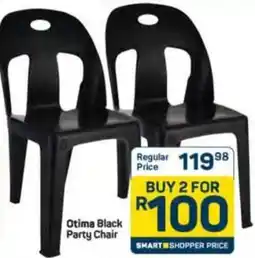 Pick n Pay Hypermarket Otima Black Party Chair offer