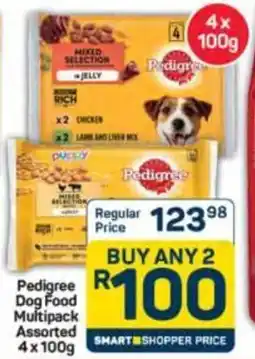 Pick n Pay Hypermarket Pedigree Dog Food Multipack Assorted offer