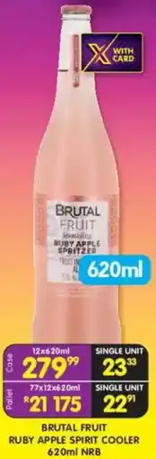 Shoprite Liquor Brutal fruit ruby apple spirit cooler offer