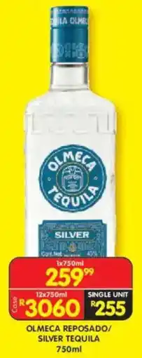 Shoprite Liquor Olmeca reposado/ silver tequila offer