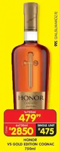 Shoprite Liquor Honor vs gold edition cognac offer