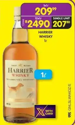 Shoprite Liquor Harrier whisky offer