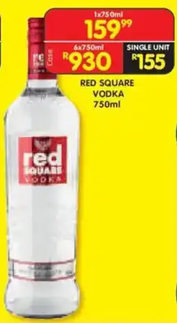 Shoprite Liquor Red square vodka offer