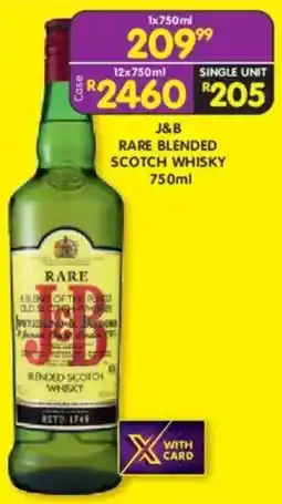 Shoprite Liquor J&B rare blended scotch whisky offer