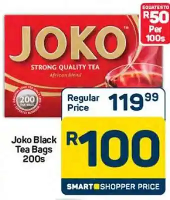 Pick n Pay Hypermarket Joko Black Tea Bags 200s offer