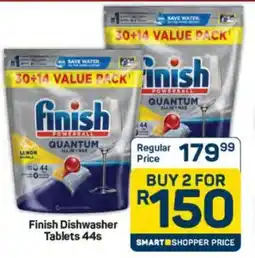 Pick n Pay Hypermarket Finish Dishwasher Tablets 44s offer