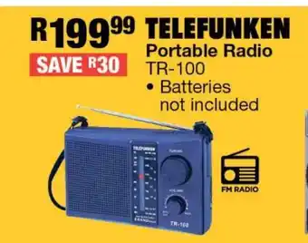 OK Furniture TELEFUNKEN Portable Radio TR-100 offer