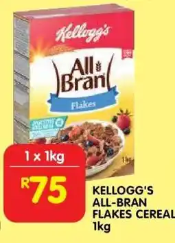 Shoprite KELLOGG'S ALL BRAN FLAKES CEREAL 1kg offer
