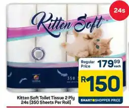 Pick n Pay Hypermarket Kitten Soft Toilet Tissue 2 Ply 24s offer