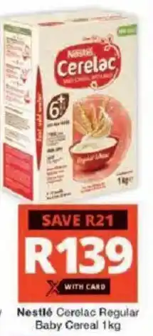 Checkers Hyper Nestlé Cerelac Regular Baby Cereal offer