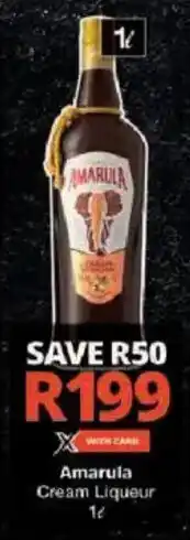 Checkers Hyper Amarula Cream Liqueur offer