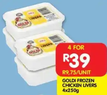 Shoprite Goldi frozen chicken livers offer
