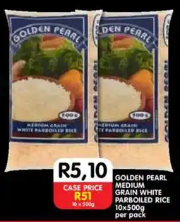 Shoprite Golden pearl medium grain white parboiled rice offer