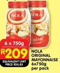 Shoprite Nola original mayonnaise offer