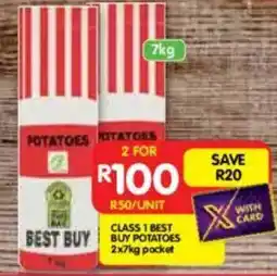 Shoprite Class 1 best buy potatoes offer
