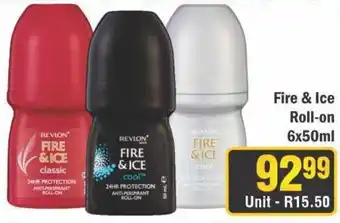 J&E Cash and Carry Revlon Fire & Ice Roll-on offer