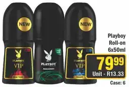 J&E Cash and Carry Playboy Roll-on offer
