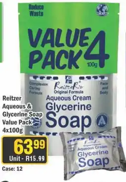 J&E Cash and Carry Reitzer Aqueous & Glycerine Soap Value Pack offer
