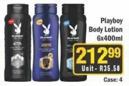 J&E Cash and Carry Playboy Body Lotion offer