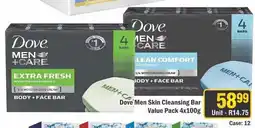 J&E Cash and Carry Dove Men Skin Cleansing Bar Value Pack offer
