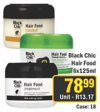 J&E Cash and Carry Black Chic Hair Food offer