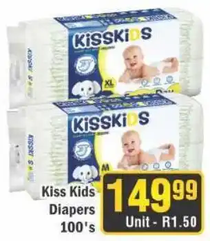J&E Cash and Carry Kiss Kids Diapers offer
