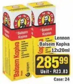 J&E Cash and Carry Lennon Balsem Kopiva offer