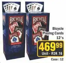 J&E Cash and Carry Bicycle Playing Cards offer