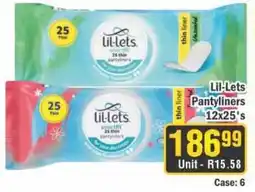 J&E Cash and Carry Lil-Lets Pantyliners offer