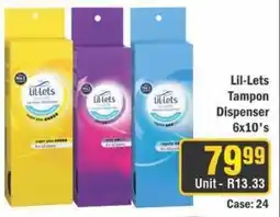 J&E Cash and Carry Lil-Lets Tampon Dispenser offer