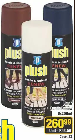 J&E Cash and Carry Plush Suede Renew offer