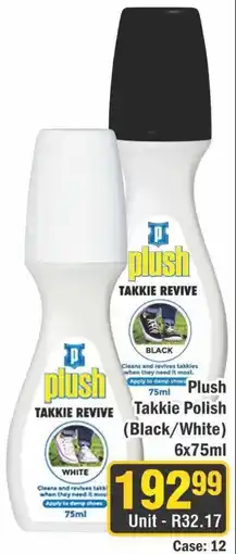 J&E Cash and Carry Plush Takkie Polish offer