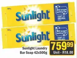 J&E Cash and Carry Sunlight Laundry Bar Soap offer