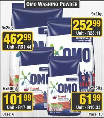 J&E Cash and Carry Omo Washing Powder offer