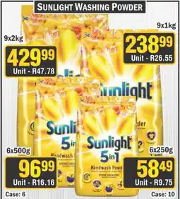 J&E Cash and Carry Sunlight Washing Powder offer