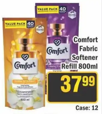 J&E Cash and Carry Comfort Fabric Softener Refill offer