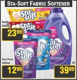 J&E Cash and Carry Sta-soft fabric softener offer