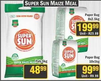 J&E Cash and Carry Super sun maize meal offer