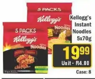 J&E Cash and Carry Kellogg's Instant Noodles offer
