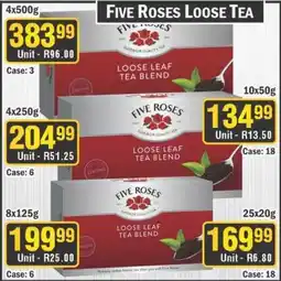 J&E Cash and Carry Five roses loose tea offer